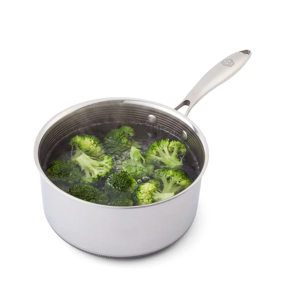 Broccoli in a HexChef saucepan